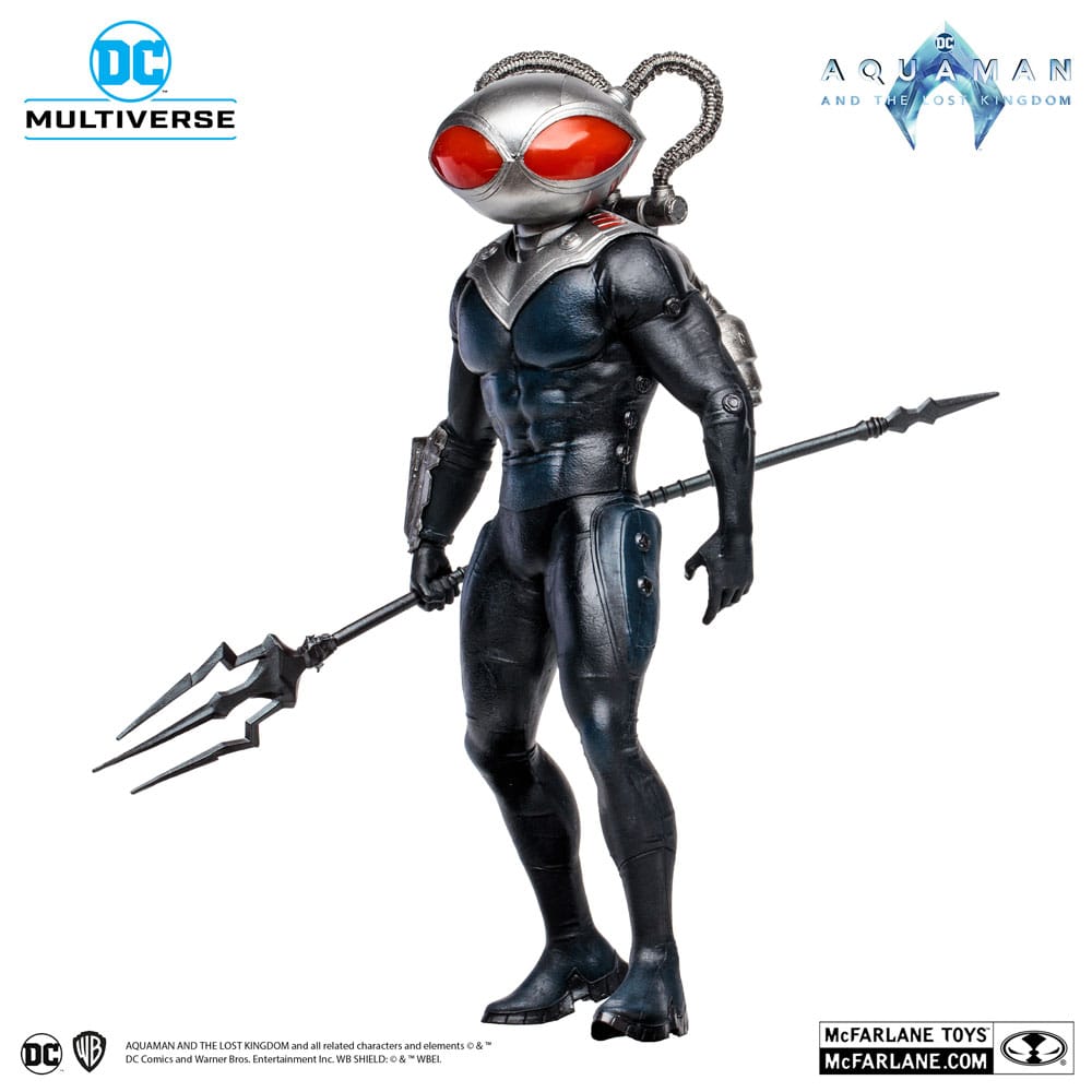 Mcfarlane toys dc aquaman 2 movie 12in - black manta