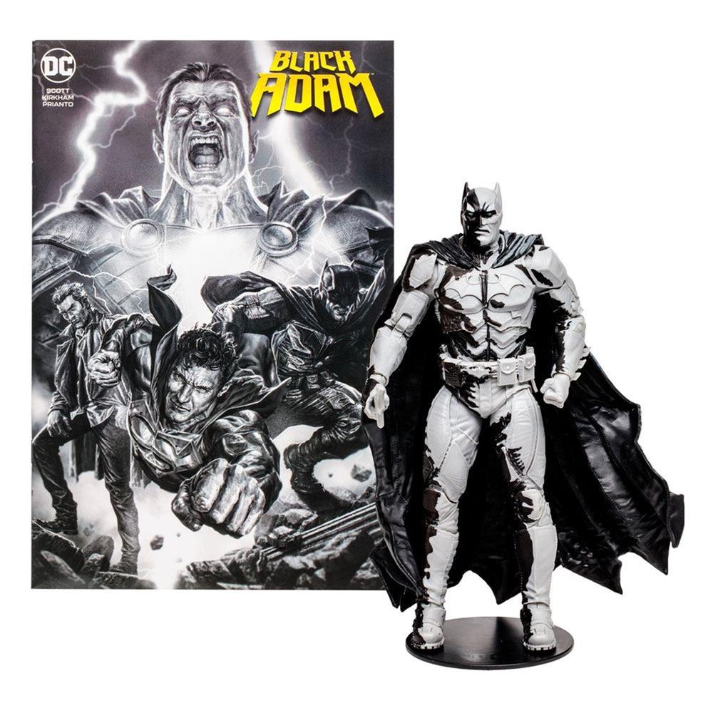 Mcfarlane toys dc comics black adam batman line art variant`