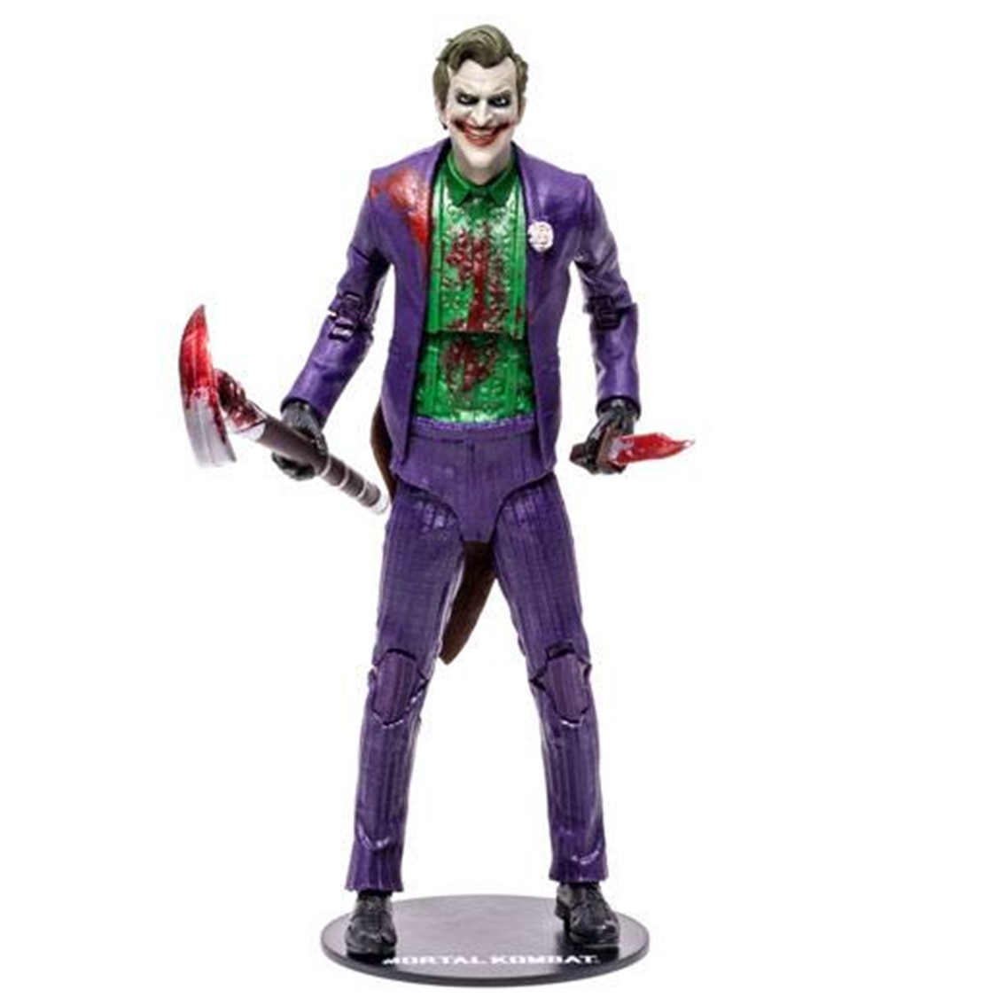 Mcfarlane toys mortal kombat 11 the joker - bloody