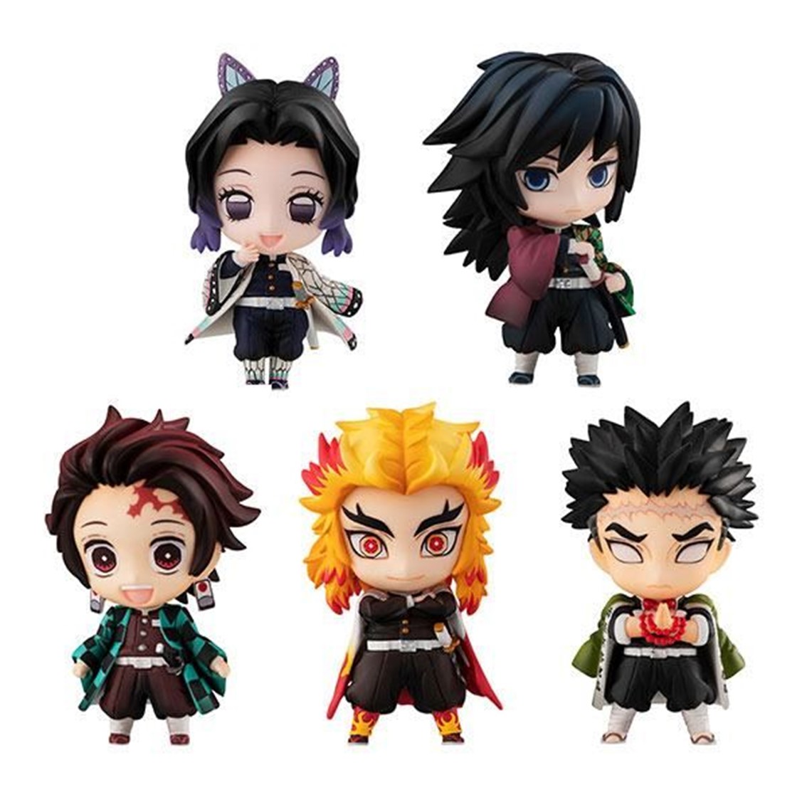 Megahouse demon slayer kimetsu no yaiba sailor tanjiro & the hashira set a