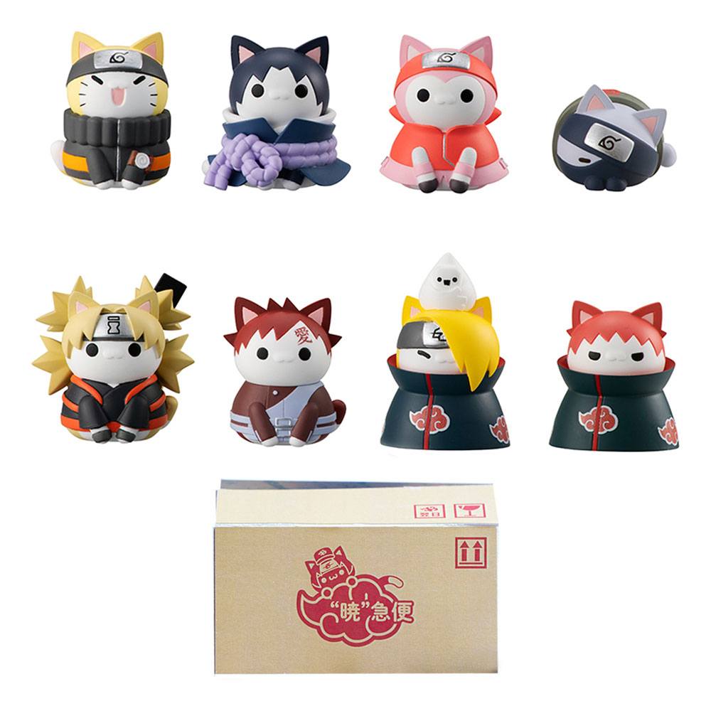 Megahouse naruto shippuden nyaruto! battle vs akatsuki surtido