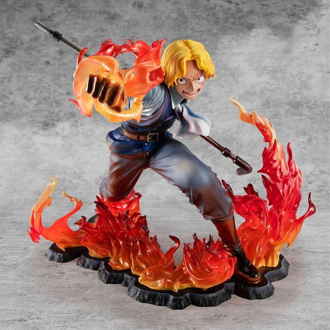 Megahouse one piece sabo fire fist inheritance p.o.p. edicion limitada