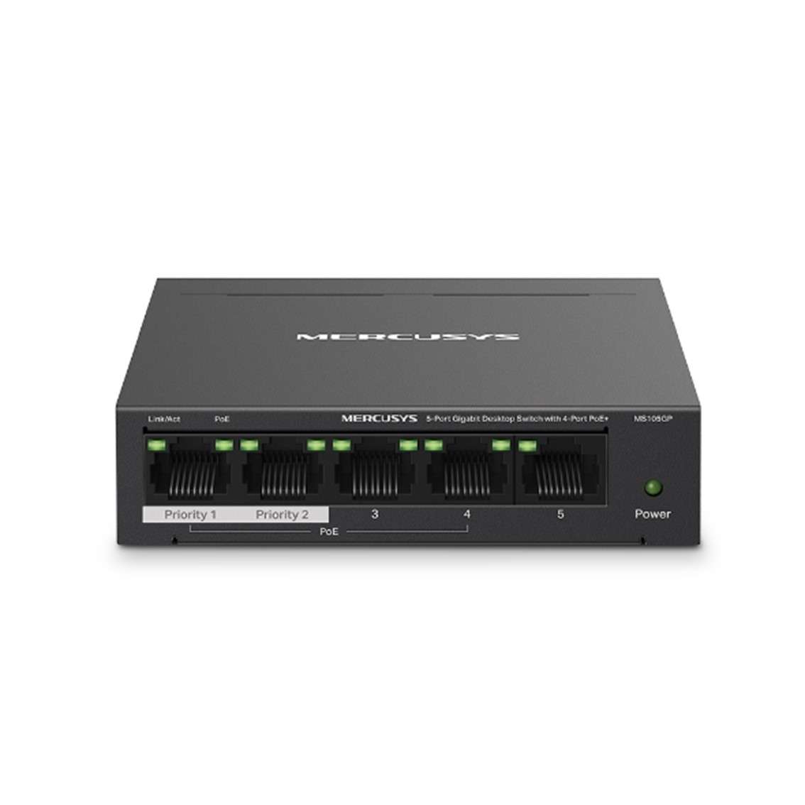 Mercusys ms105gp 5 puertos - 10 - 100 - 1000mbps - rj45