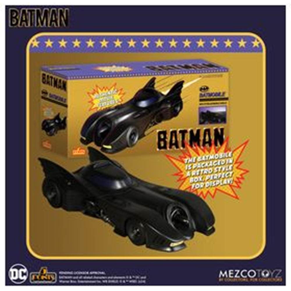 Mezco toyz dc universe batman 1989 5 points batmobile 9.5cm