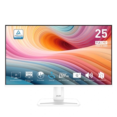 Msi 24.5 pulgadas mp251w e2 ips fhd 16:9 120h vga