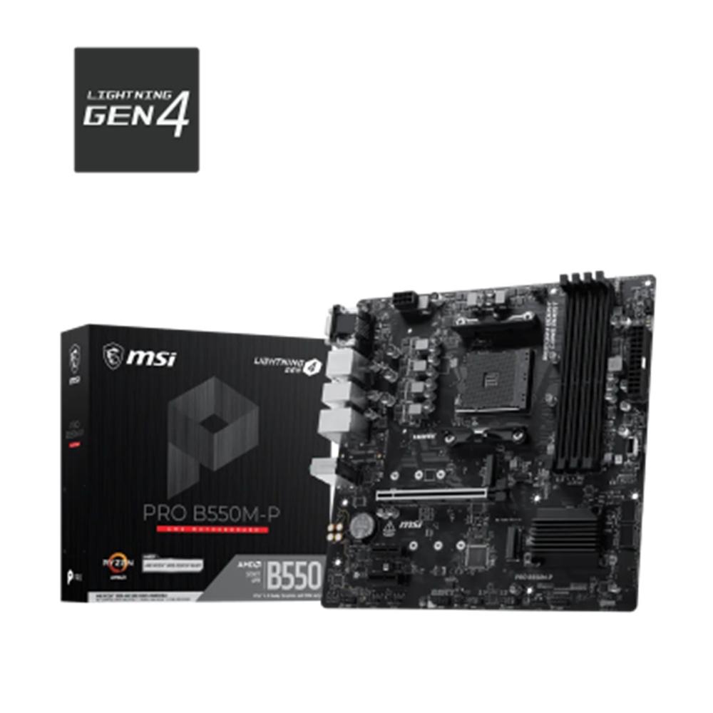 Msi b550m - p matx am4 - 4x ddr4