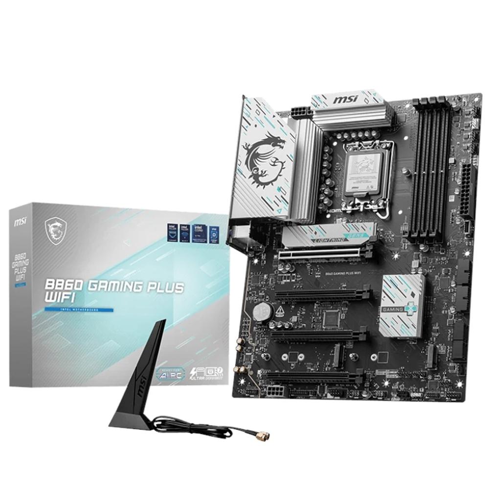 Msi b860 gaming plus wifi atx - 4x ddr5 - 4x sata 6gb - s lga 1851