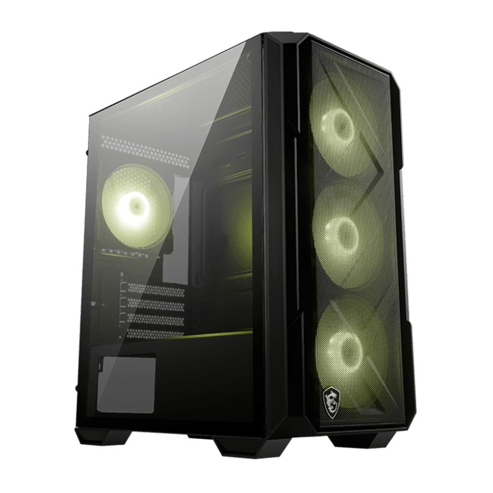 Msi mag forge m120r airflow matx argb cristal templado negra