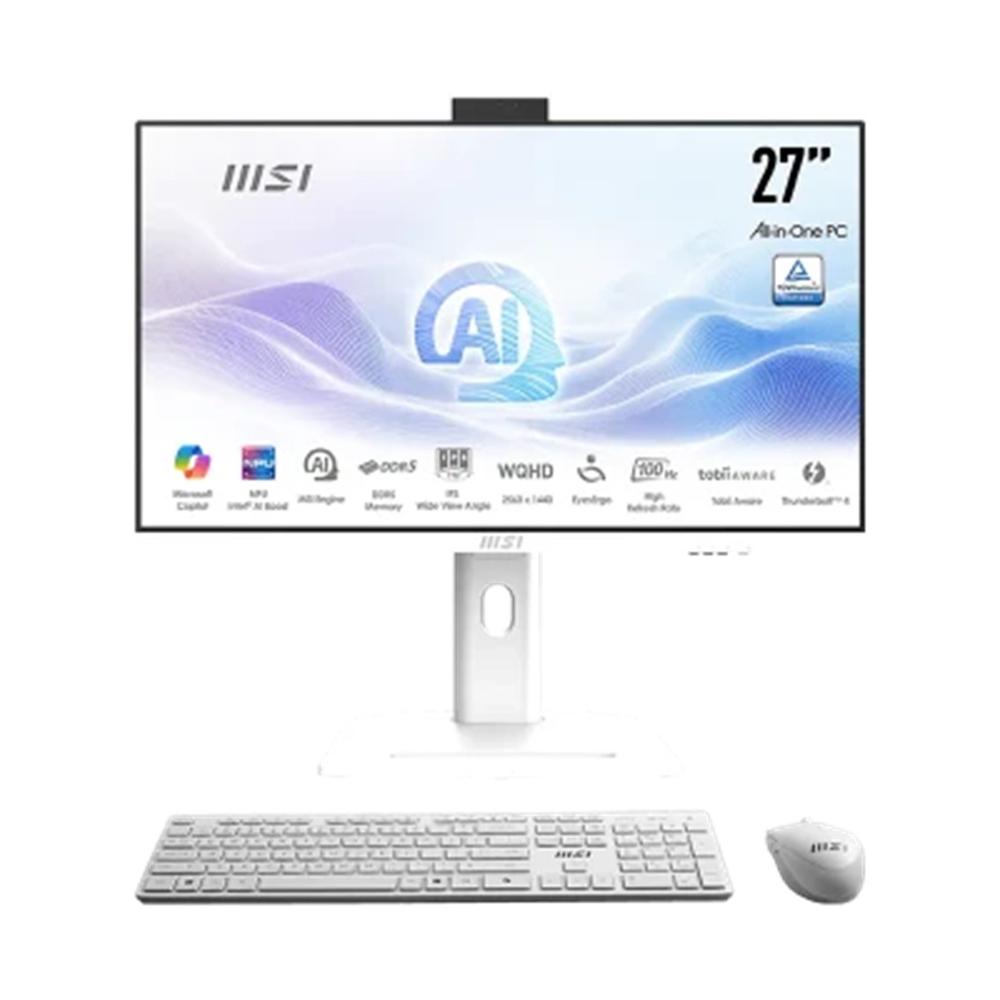 Msi modern am273qp ai 1um - 406eu u5 - 125h - 16gb - ssd 512gb - 27 pulgadas - w11p