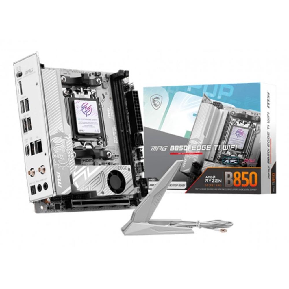 Msi mpg b850i edge ti wifi mini itx am5 - 2x ddr5 - 2x sata3