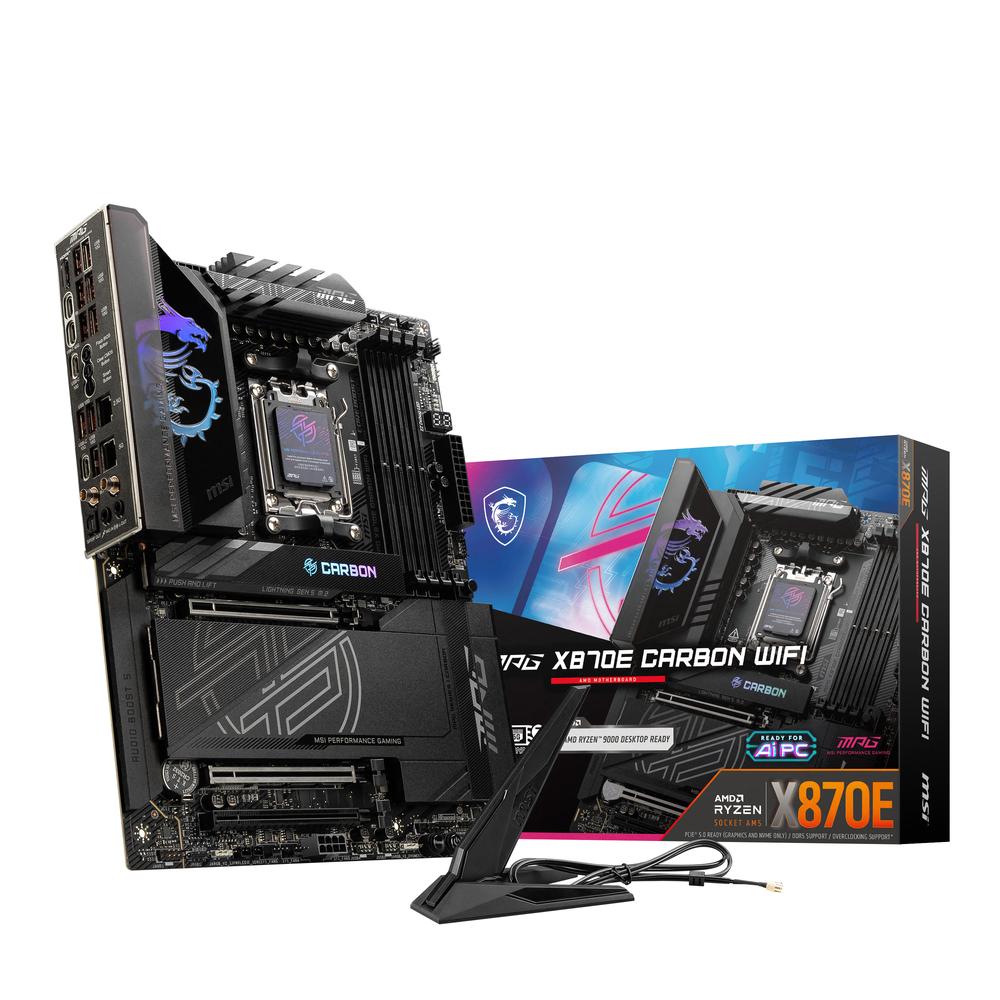 Msi mpg x870e carbon wifi atx am5 4xddr5