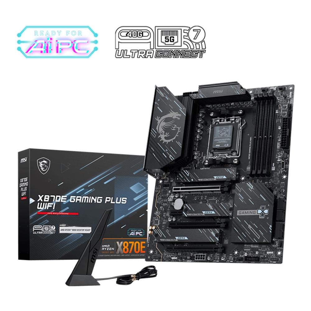 Msi mpg x870e gaming plus wifi atx am5 4xddr5