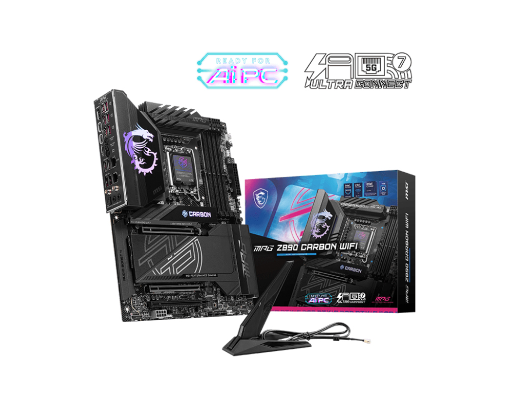 Msi mpg z890 carbon lga 1851 wifi atx 4xddr5