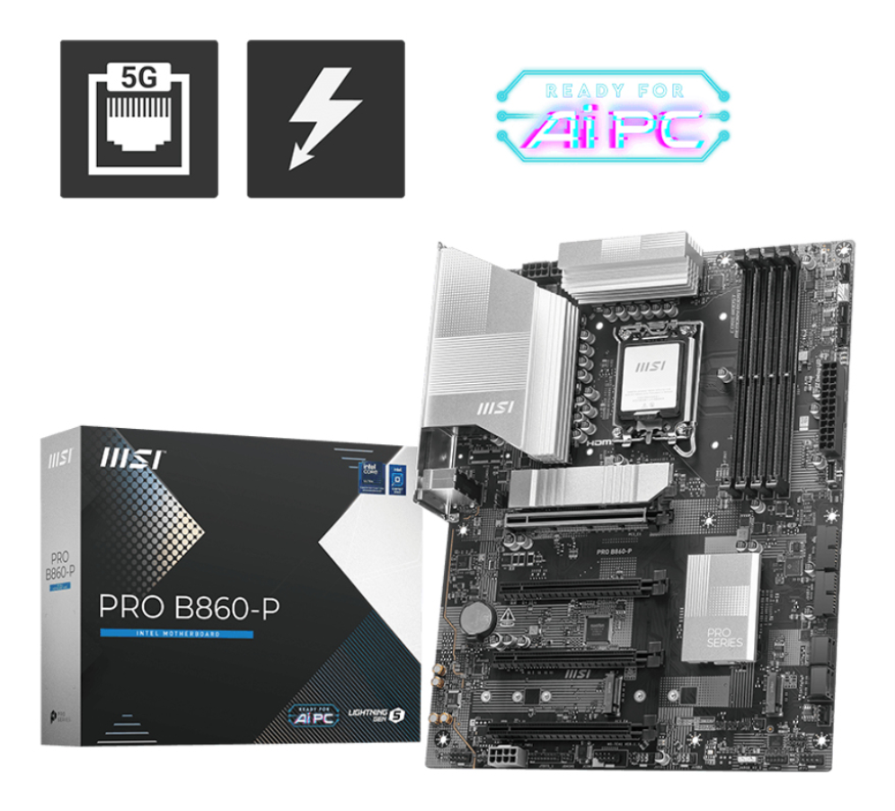 Msi pro b860 - p atx ddr5 lga 1851