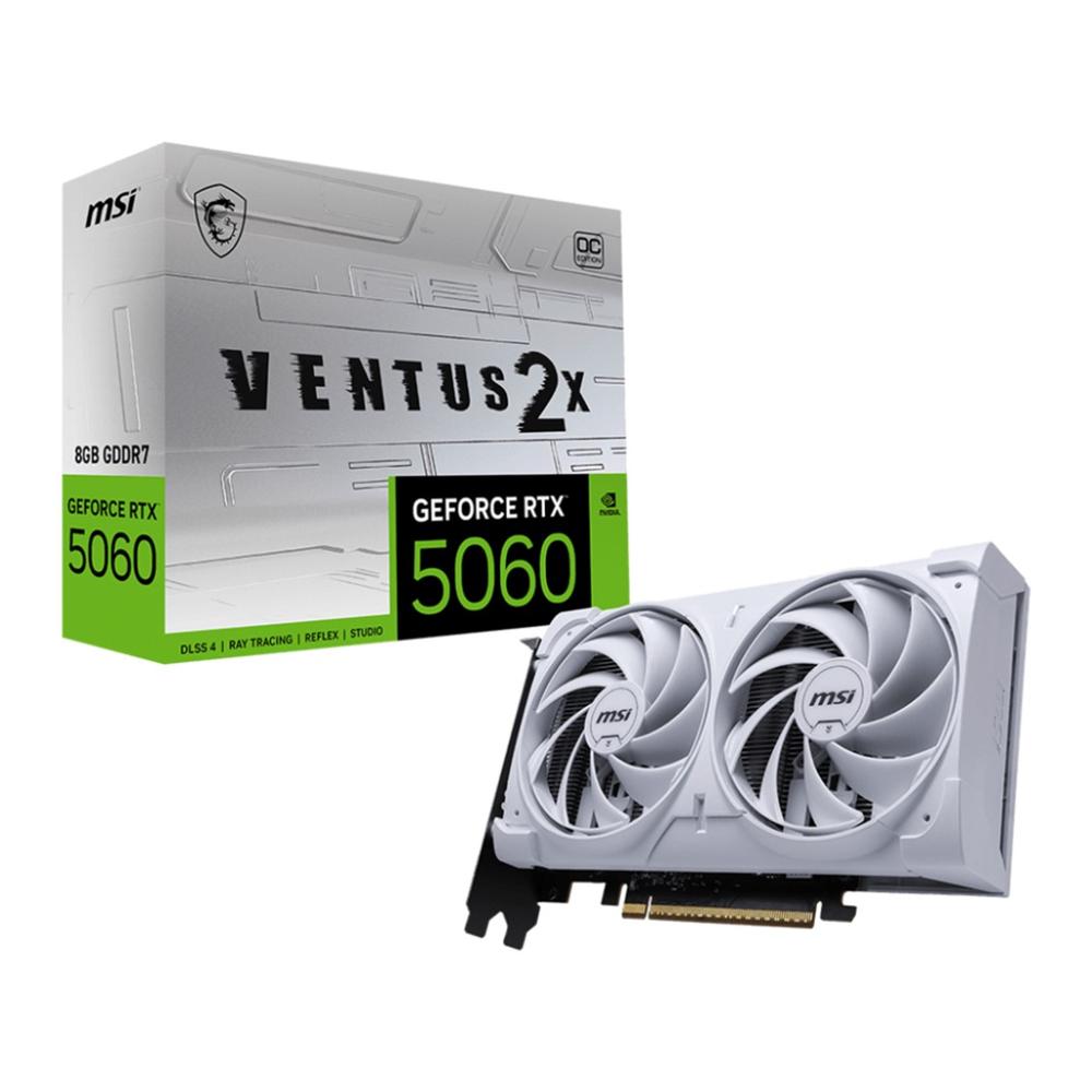 Msi rtx 5060 8g ventus 2x oc white gddr7