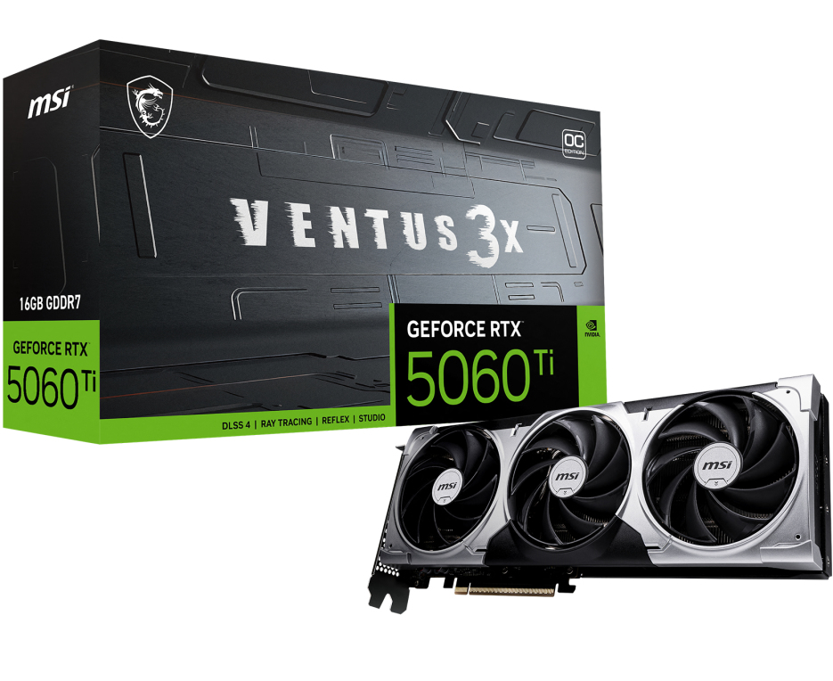 Msi rtx 5060 ti 16g ventus 3x oc