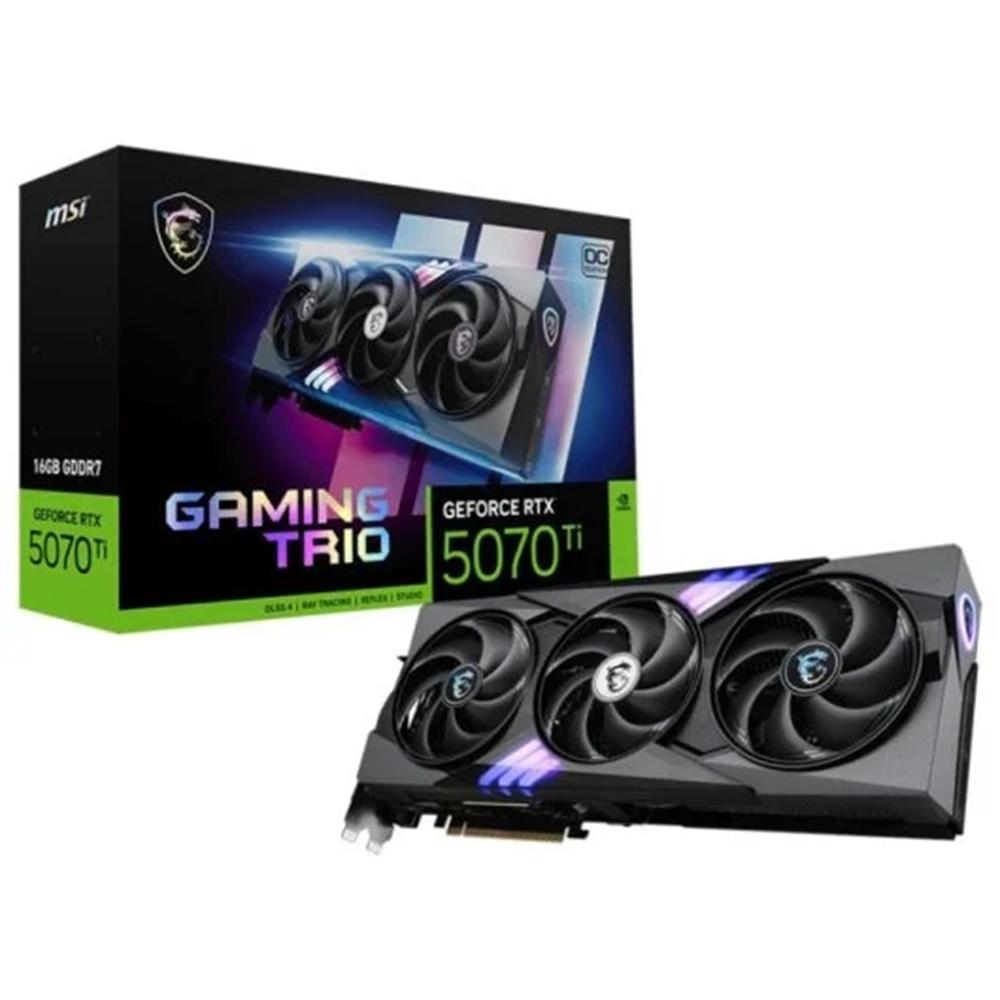 MSI GAMING GeForce RTX 5070 Ti 16G TRIO OC NVIDIA 16 GB GDDR7