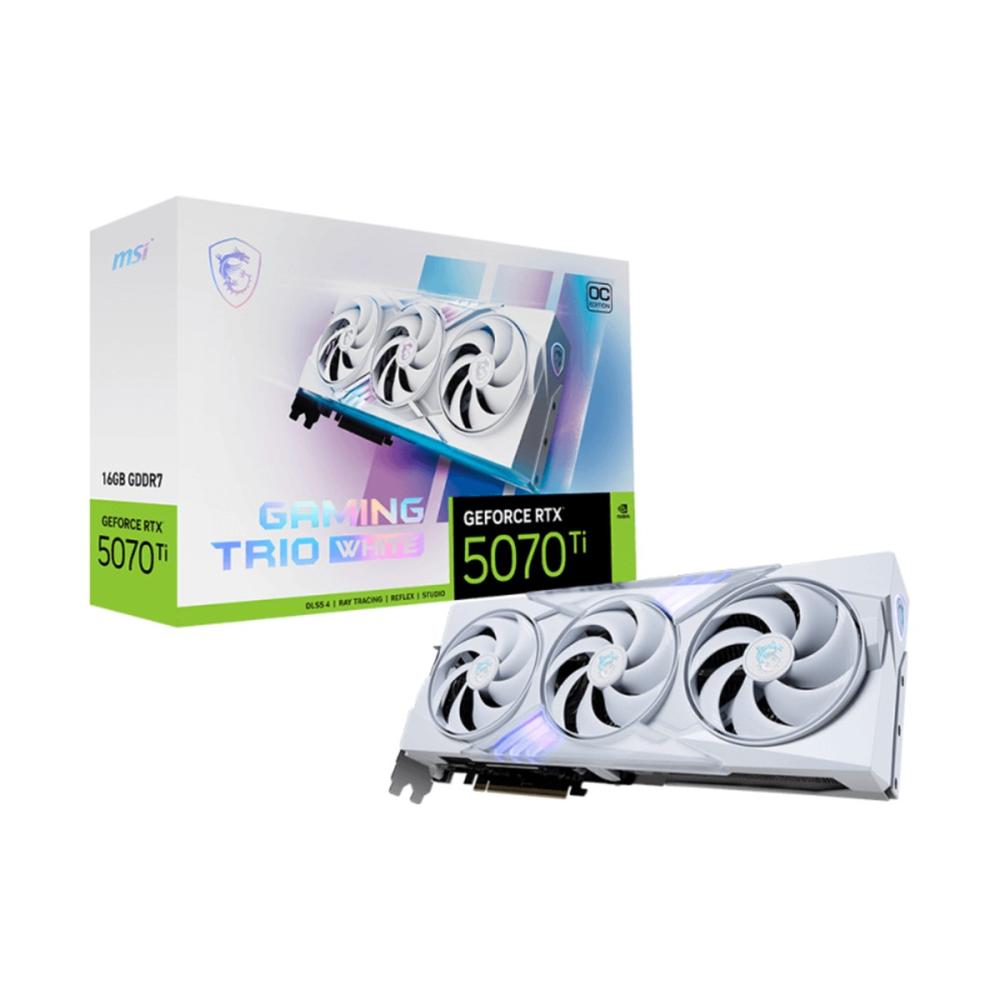 Msi rtx 5070ti 16gb gaming trio oc white