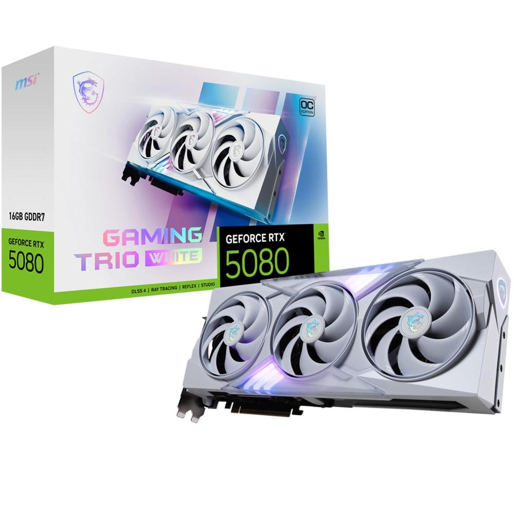 Msi rtx 5080 16g gaming trio oc white