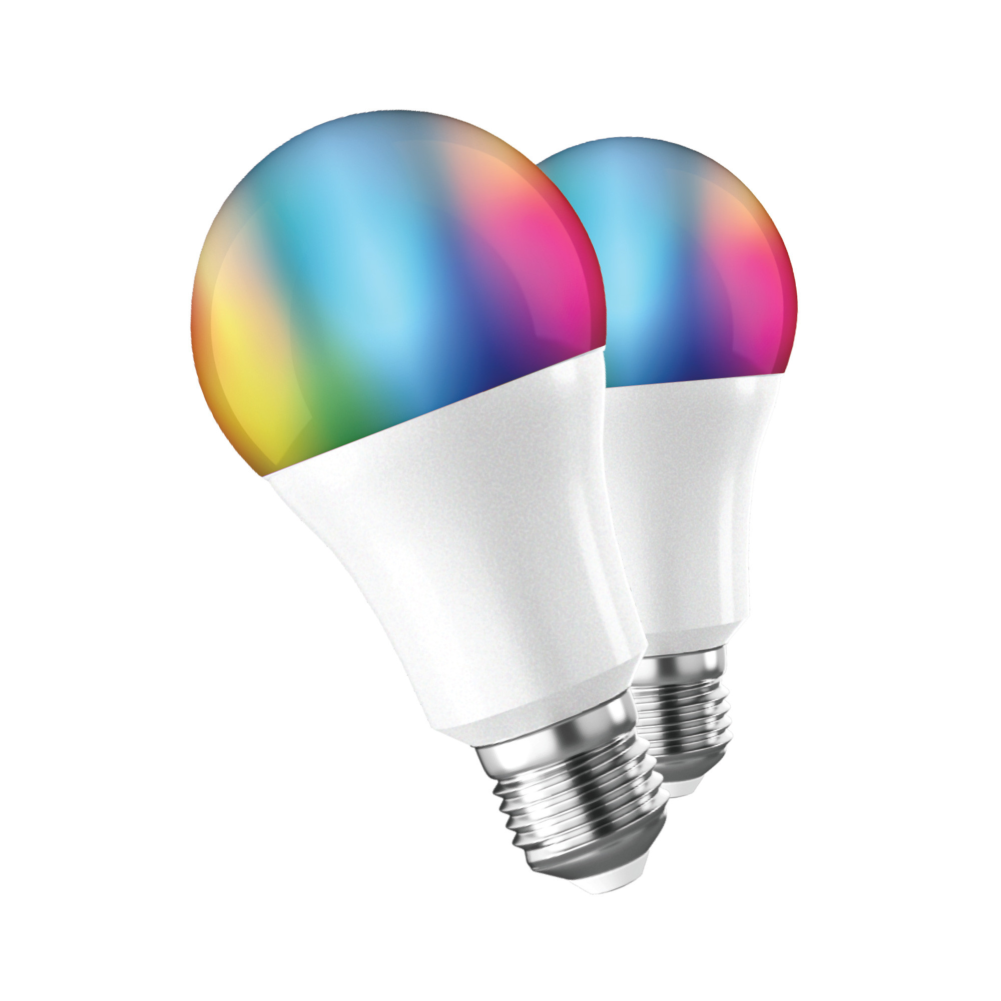 Muvit io a60 e27 9w rgb pack 2 unidades
