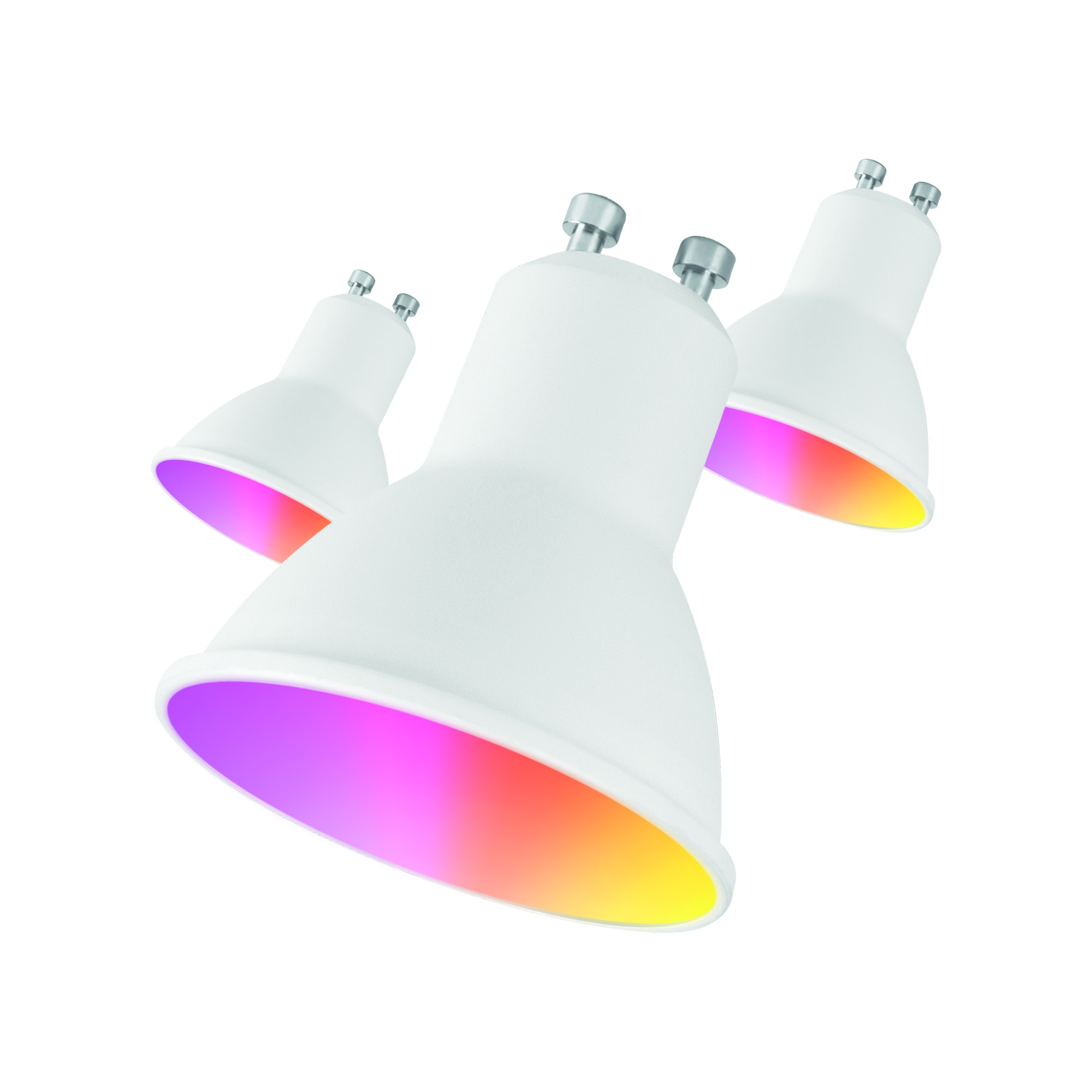 Muvit io gu10 5.5w rgb pack 3 unidades