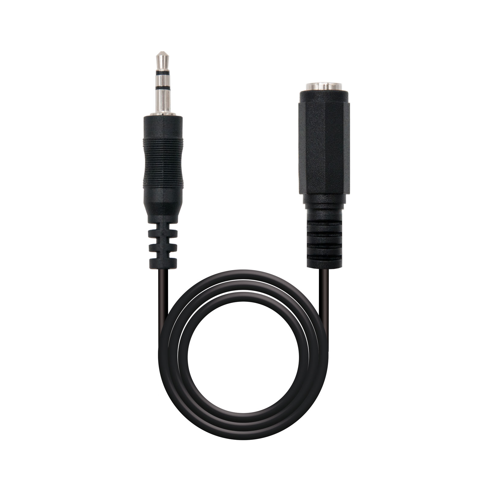 NANO CABLE Cable Estéreo Nanocable 10.24.0201 Jack 3.5 Macho - Jack 3.5 Hembra 1.5m