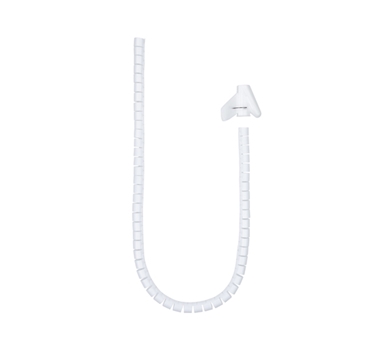 Nanocable ORGANIZADOR DE CABLES FLEXIBLE 25MM 3 M BLANCO