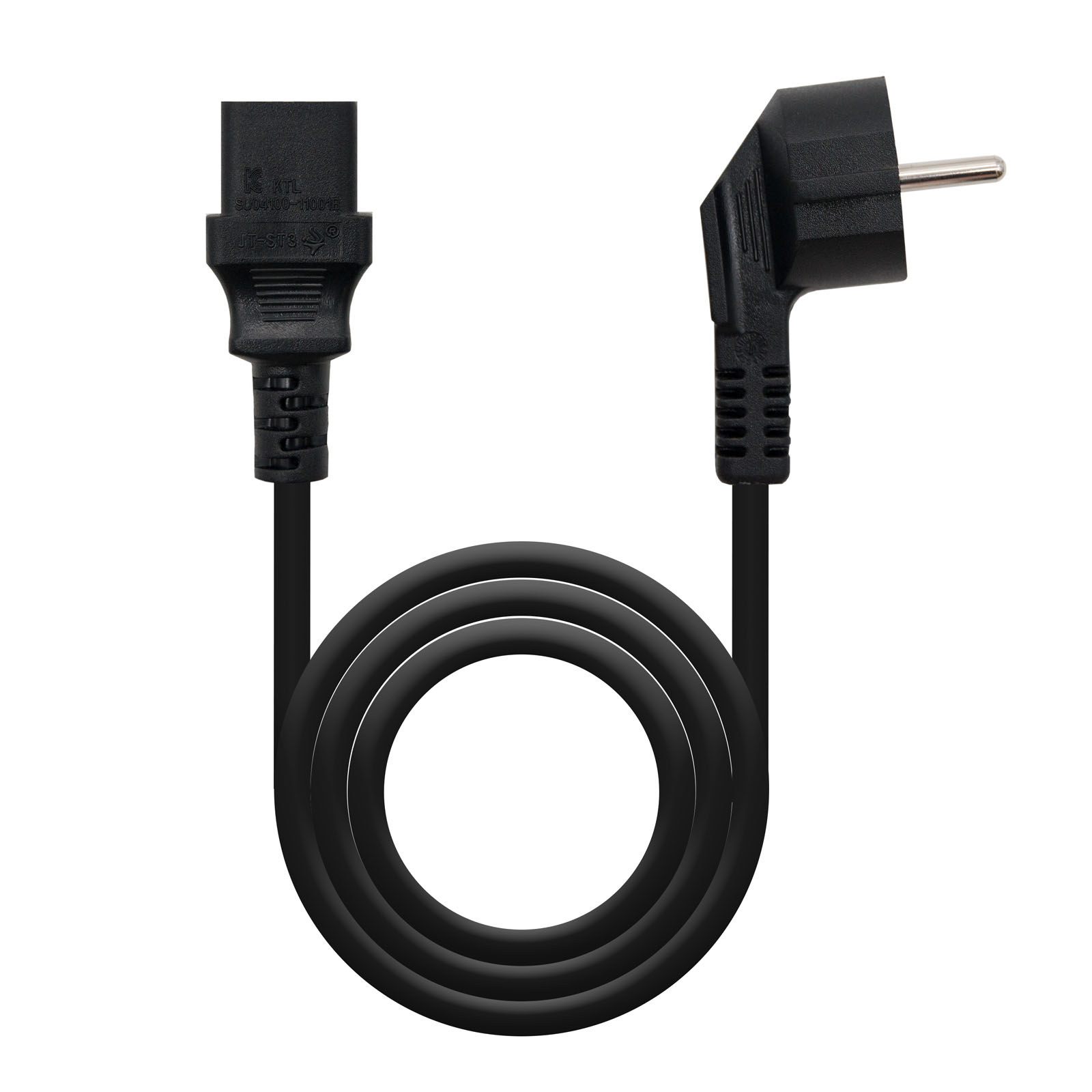 NANO CABLE Cable Alimentación Nanocable 10.22.0102 Schuko Macho - C13 Hembra 1.5m Negro