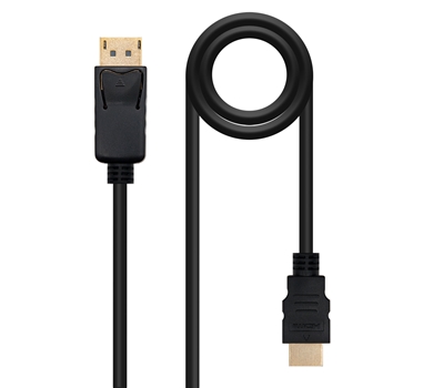 NANO CABLE Cable DisplayPort Nanocable 10.15.4302 DisplayPort Macho - HDMI Macho 2m Negro