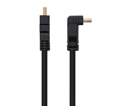 Nanocable - Cable HDMI acodado alta velocidad hec A M-A M 1.8M
