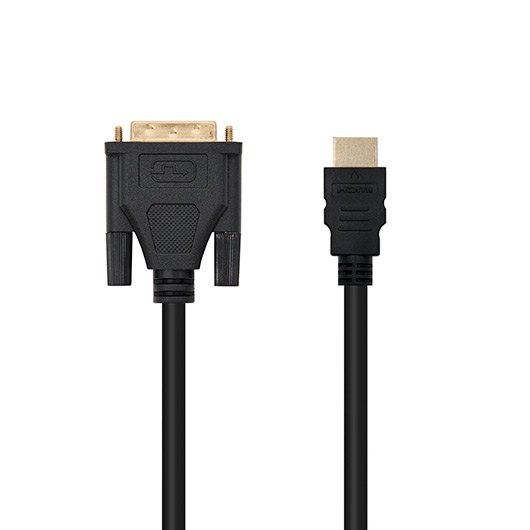 NANO CABLE Cable HDMI Nanocable 10.15.0502 DVI Macho - HDMI Macho 1.8m Negro