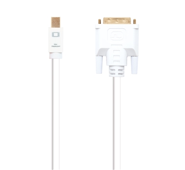 Nanocable - Cable Mini DisplayPort M a DVI M - Blanco - Longitud 2.0 m