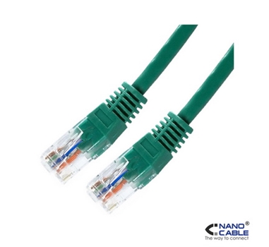 NANOCABLE Latiguillo RJ45 Cat. 6 UTP 3 M Verde