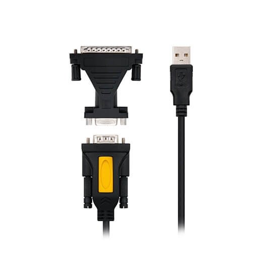 NANO CABLE Cable Conversor impresora Nanocable 10.03.0002 USB Macho - DB9 Macho DB25 Macho