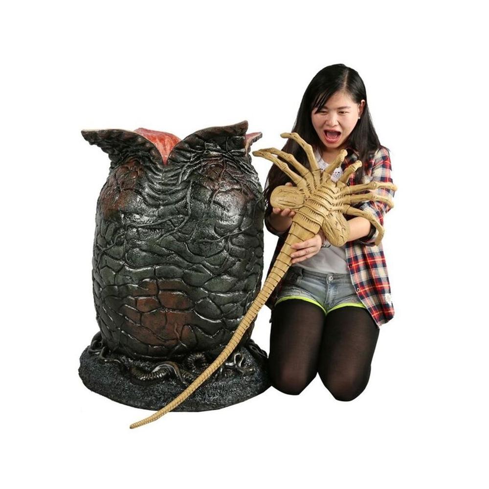 Neca alien huevo y facehugger latex y gomaespuma 91 cm life size con luces led alien