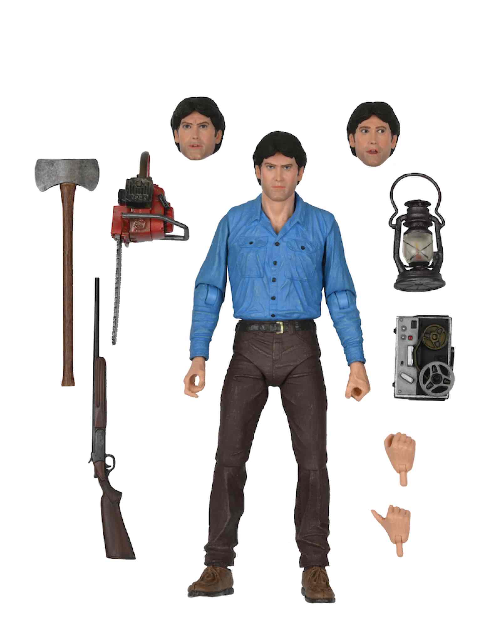Neca evil dead scale ultimate ash 40 aniversario 18 cm