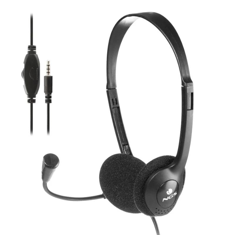 NGS MS103 MAX con Micrófono Jack 3.5 Negros