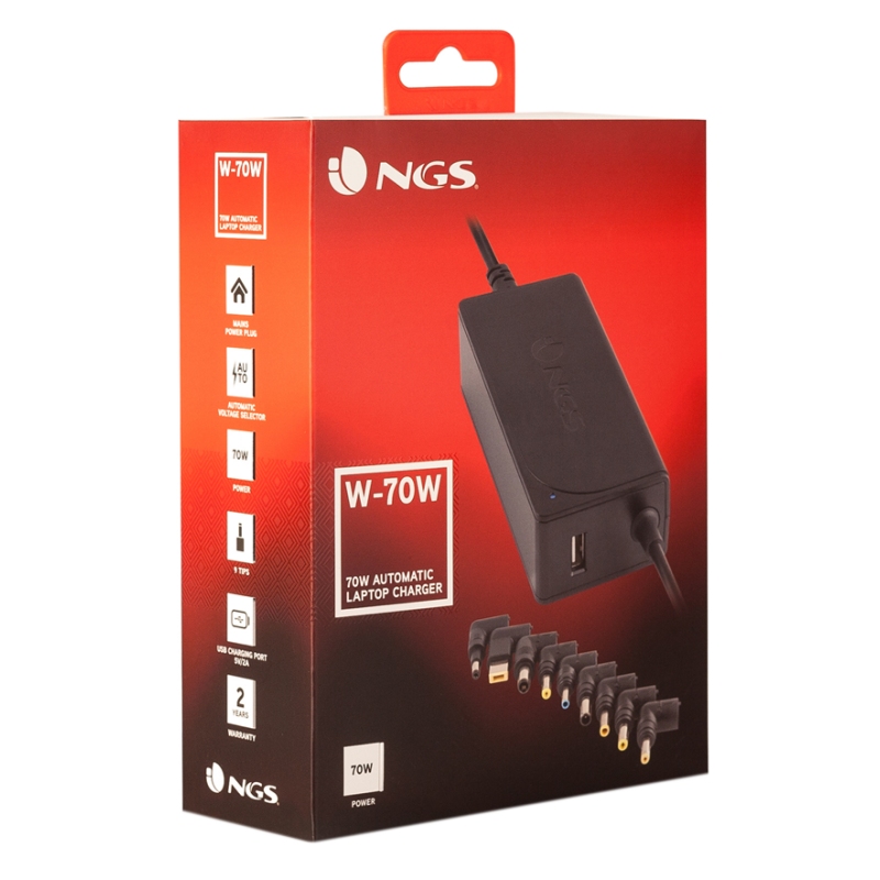 NGS Technology NGS W-70W adaptador e inversor de corriente