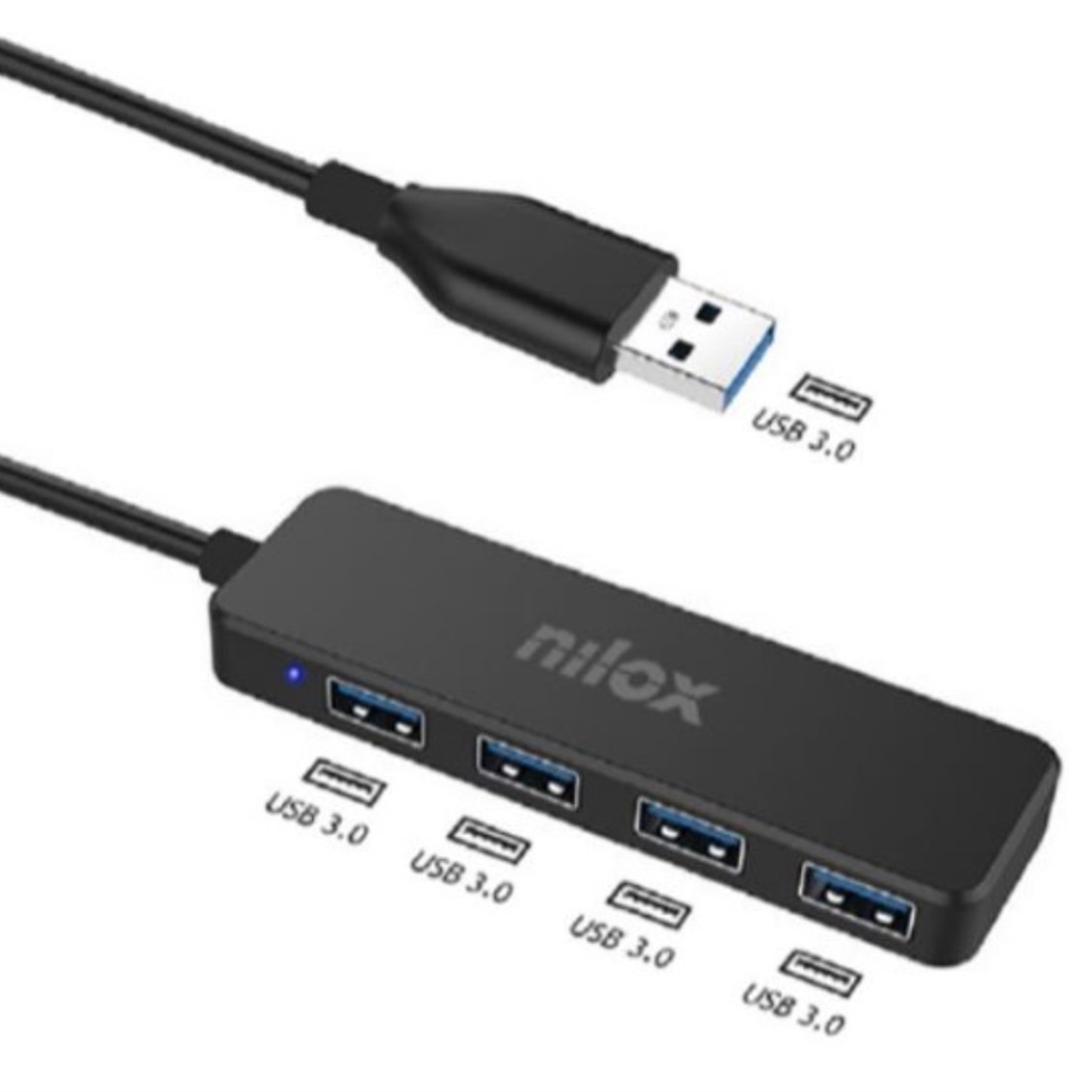 Nilox 4 x usb 3.0 salida usb 3.0