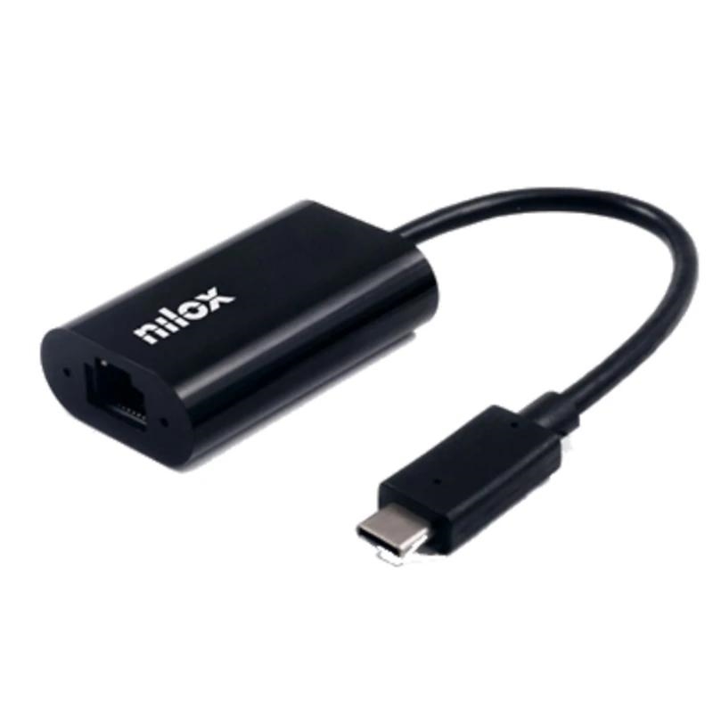 NILOX Adaptador usb-c a rj45 Gigabit