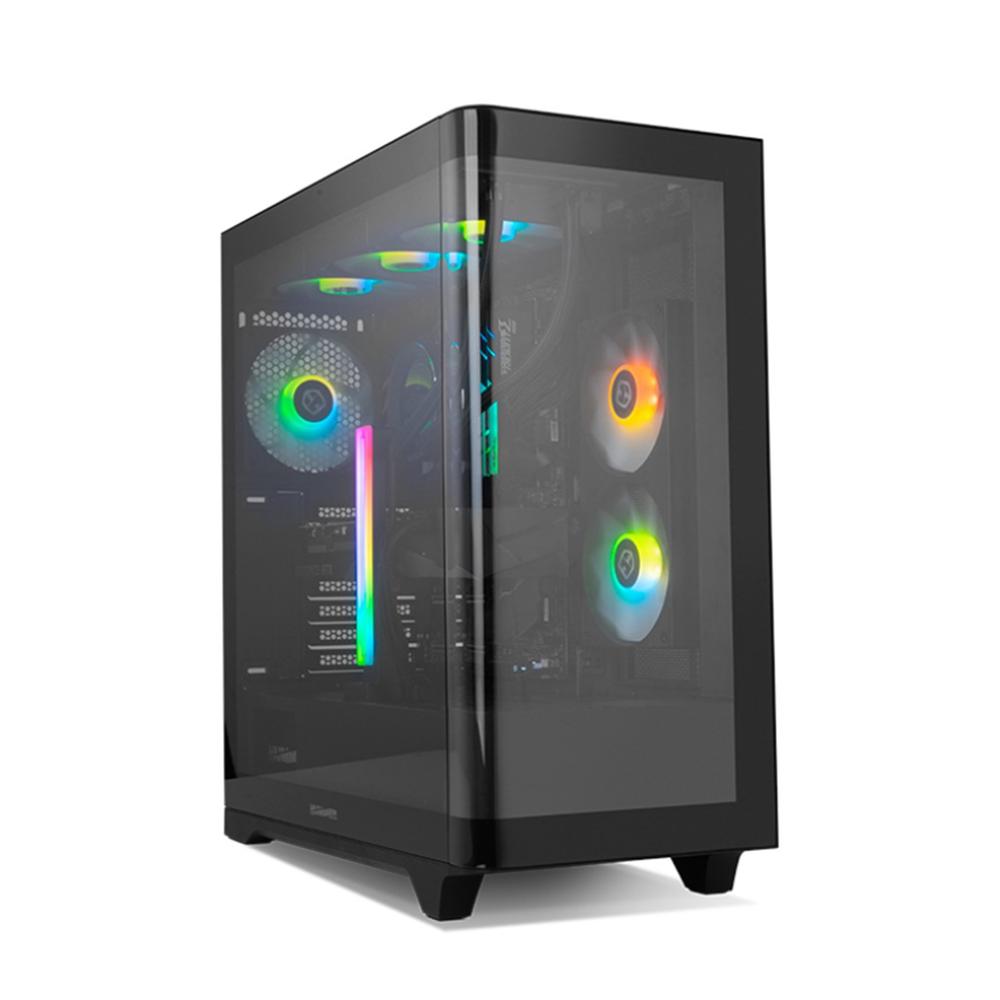 Nox hummer ether atx argb cristal templado negro