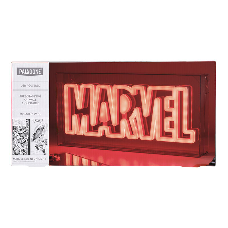 Paladone marvel logo led neon light
