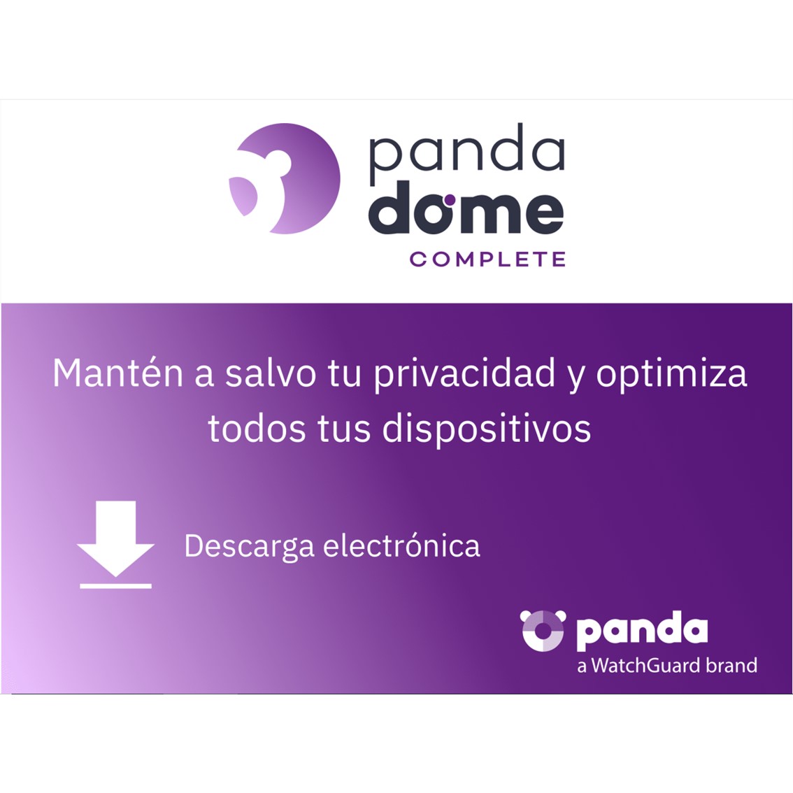 Panda dome complete 1 dispositivo 1 año esd licencia electronica