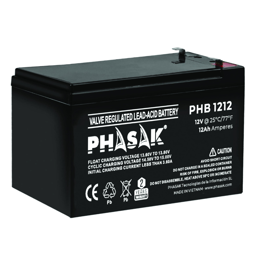 Phasak phb 1212 compatible para sais 12ah 12v acido - plomo