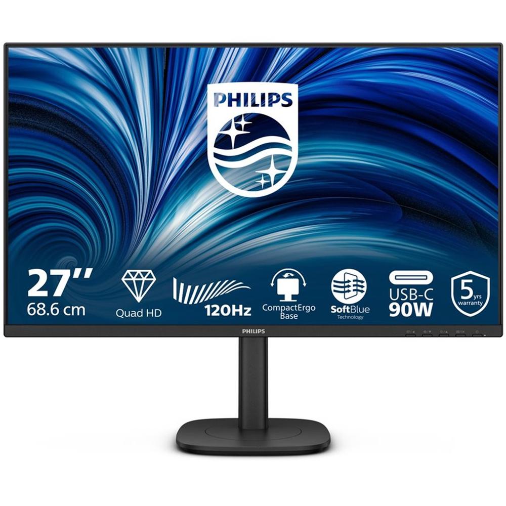 Philips 27b2u3601 - 00 ips - qhd - dp - hdmi - 120hz - 4ms - vesa 100x100