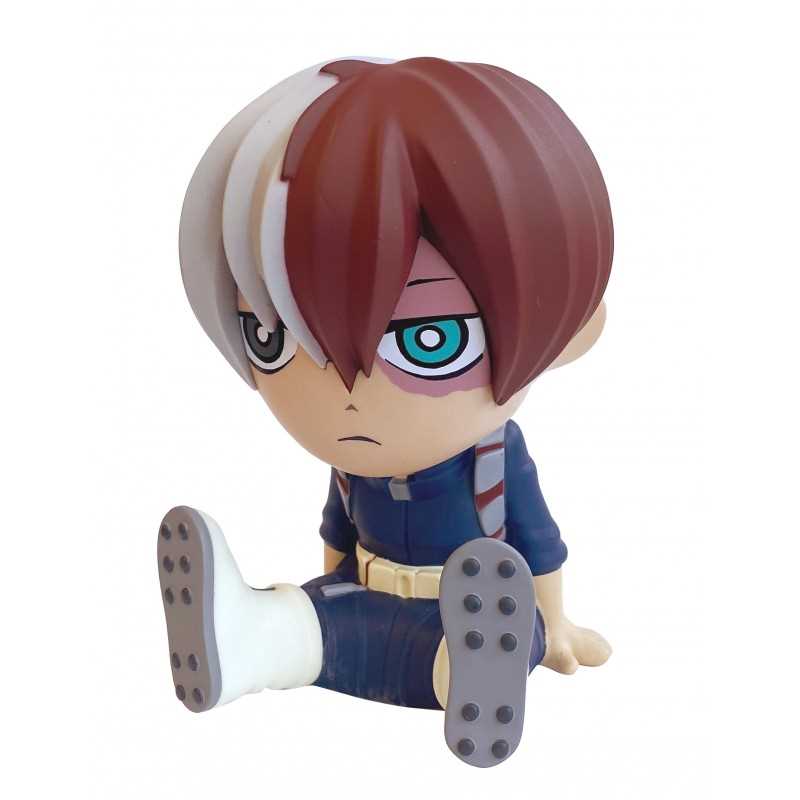 Plastoy my hero academia shoto todoroki tirelire re - run 18cm