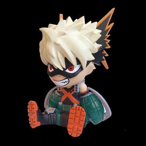 Plastoy my hero academia katsuki bakugo tirelire re - run 18cm