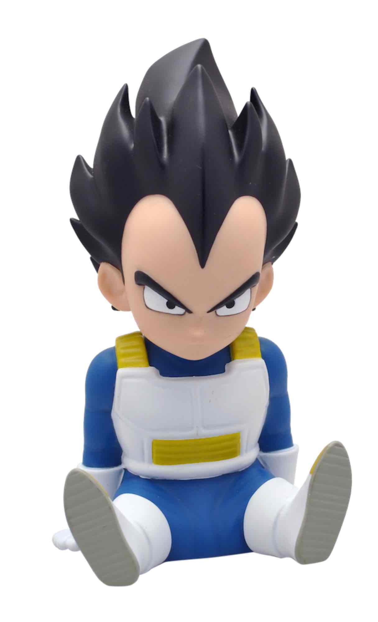 Plastoy vegeta sentado chibi 15 cm pvc dragon ball