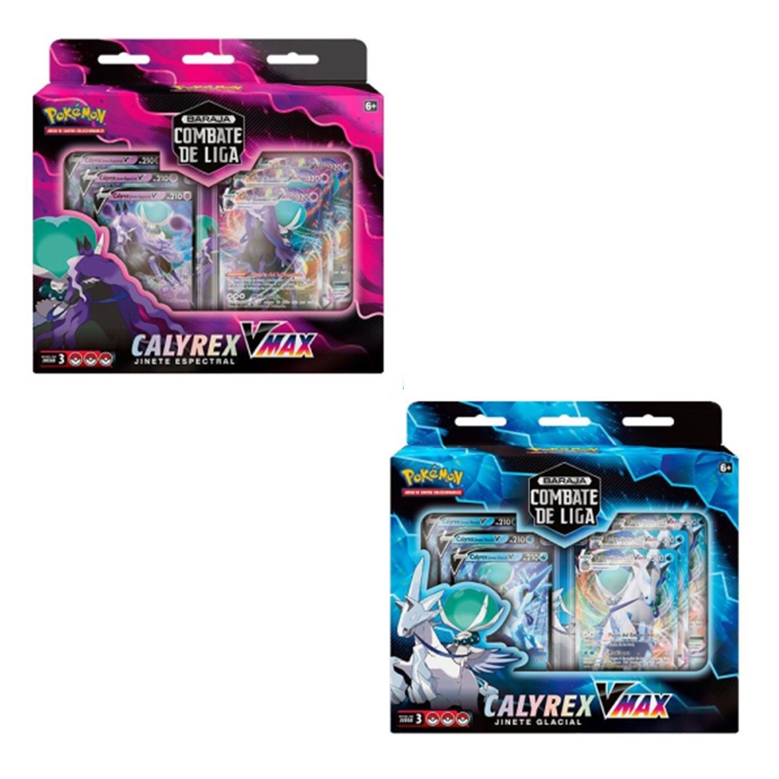 Pokemon tcg barajas de combate calyrex vmax 6 unidades inglés