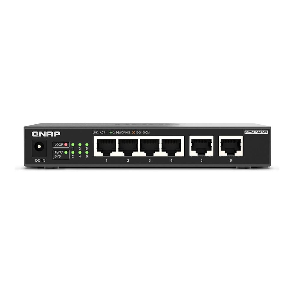 Qnap qsw - 2104 - 2t - r2 6 puertos